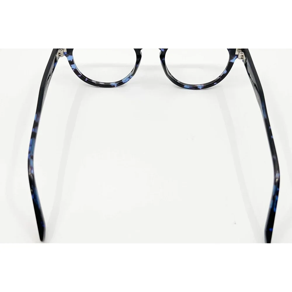 Warby Parker Hayes Eyeglasses Womens Blue Tortoise Round 49-20-145
